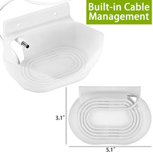 Load image into Gallery viewer, Built-in Cable Management_Google Nest Audio Wall Mount Holder_White_ZYF Brand
